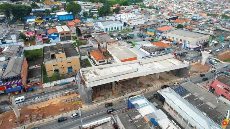 Track Switch após a Estação Jacu-Pêssego em Março/2024 (iTechdrones)