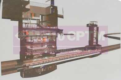 Estação Itaberaba em projeção 3D (GESP)