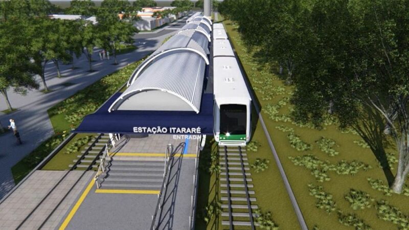 Via ferrea será duplicada e estações reformadas no Metrô de Teresina (Governo do Piauí)