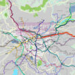 Mapa futuro da rede metroferroviária de São Paulo
