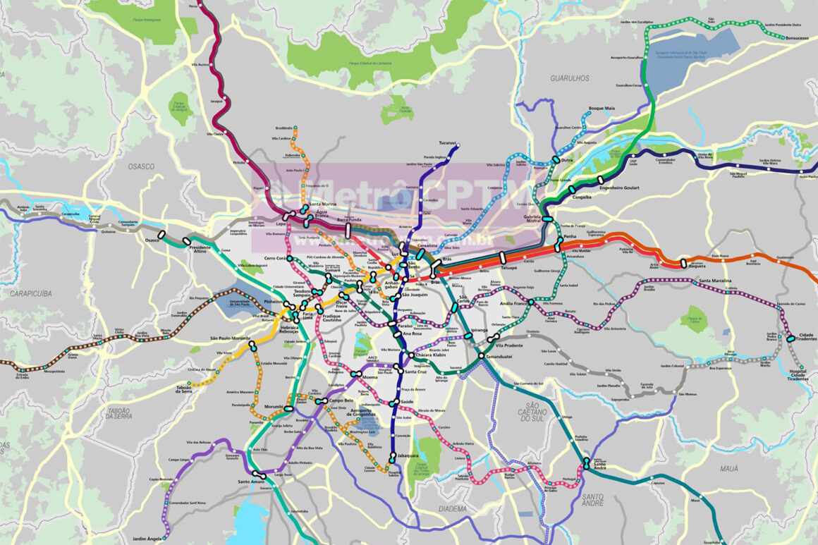 Metrô confirma mudança de nomes de várias estações da Linha 19-Celeste ...