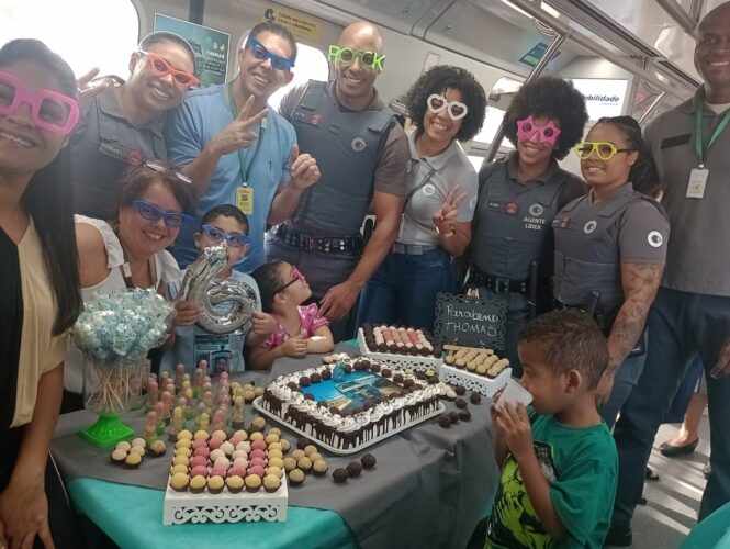 A festa contou com a participação de 40 pessoas