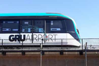 People Mover de Guarulhos em testes