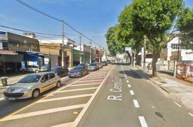Trecho da Rua Cerro Corá onde ocorrerão as desapropriações