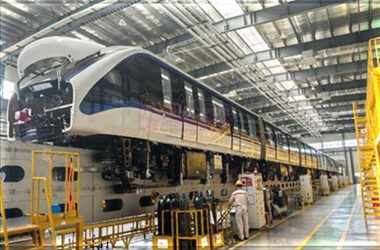 Trem S19 da Linha 15-Prata em montagem final na China (CMSP)