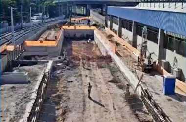 Construção da Estação Penha da Linha 11-Coral (Consbem)