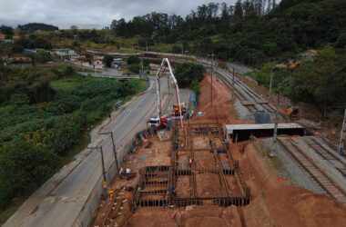 Fundações da estação Ambuitá são concluídas (Reprodução)