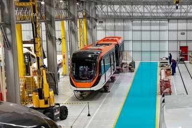 O terceiro Aeromovel de Guarulhos chegará ainda em junho
