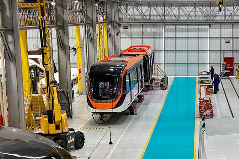 O terceiro Aeromovel de Guarulhos chegará ainda em junho
