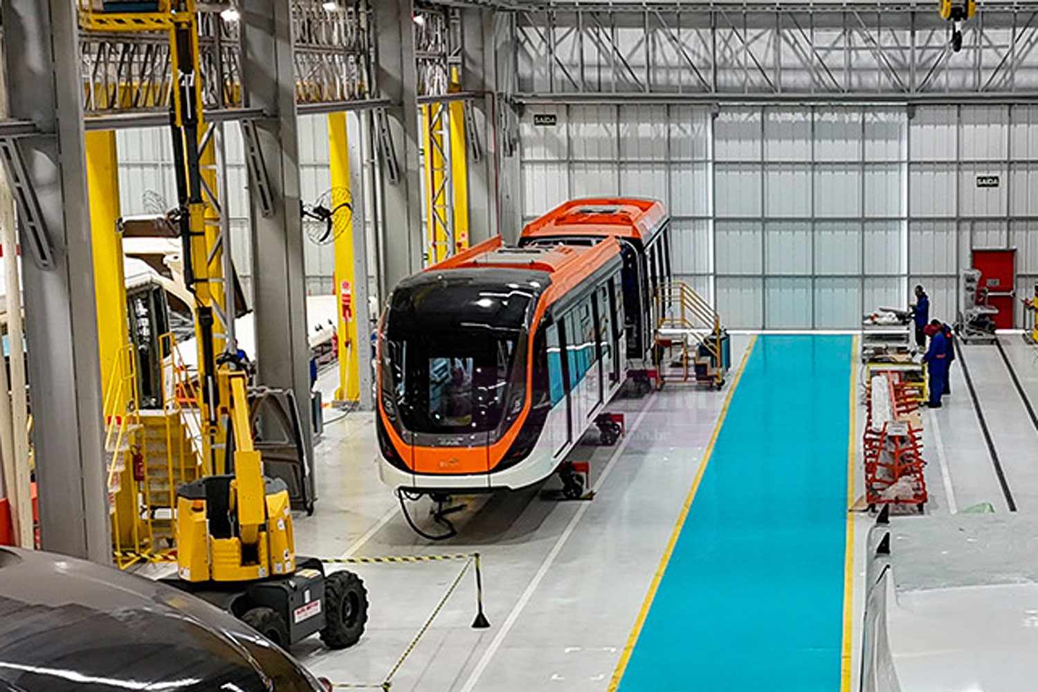 O terceiro Aeromovel de Guarulhos chegará ainda em junho