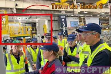 Trem da Linha 6-Laranja em fabricação (Alstom)