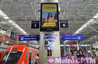 Estação Brás recebeu nova comunicação visual (Jean Carlos)