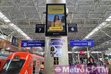 Estação Brás recebeu nova comunicação visual (Jean Carlos)