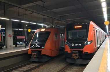 Série 7500 em operação na Linha 12-Safira (Kauã Henrique Ferrovias)