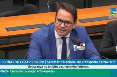 Leonardo Ribeiro, secretário nacional do transporte ferroviário (Câmara dos Deputados)