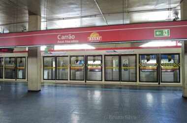 Portas de plataforma da Estação Carrão (Trilhos que Movem SP)
