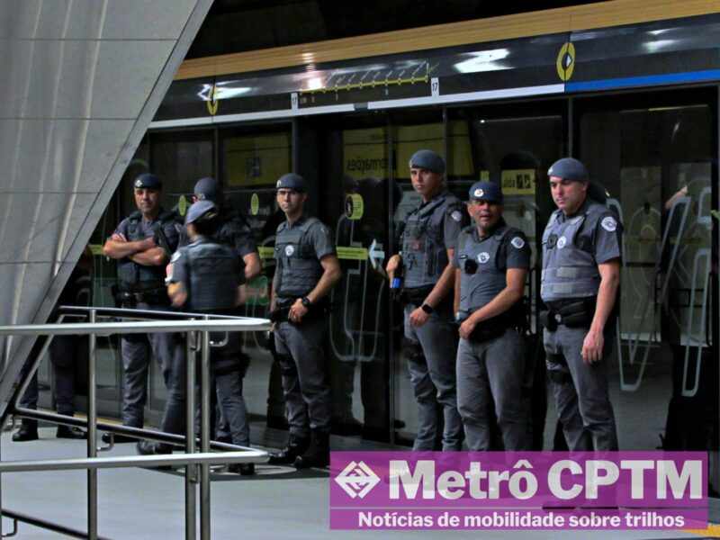 Policiais militares vão atuar nas estações do Metrô e CPTM (Jean Carlos)