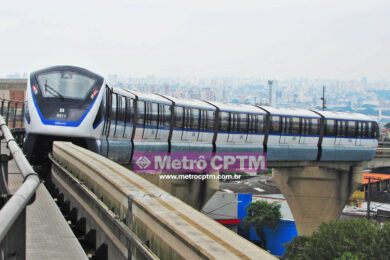 Trem da Linha 15-Prata do Metrô (Jean Carlos)