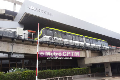Aeromovel no Terminal 2 de Guarulhos