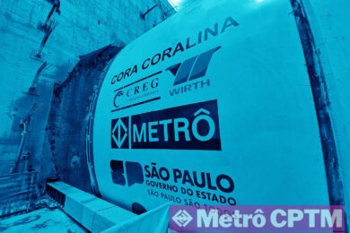 Linha 19-Celeste terá três tuneladoras trabalhando em simultâneo (Jean Carlos)