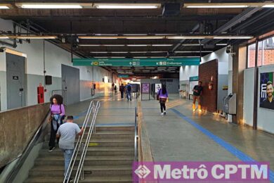 Espaço que será ampliado na Estação Pinheiros (Jean Carlos)