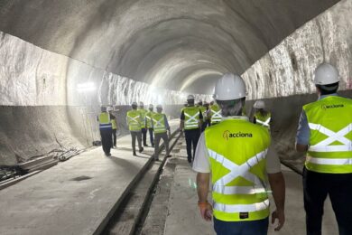Túnel escavado após a estação Brasilândia (Reprodução)