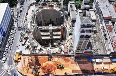 Estação São Joaquim da Linha 6-Laranja em fevereiro de 2025