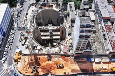 Estação São Joaquim da Linha 6-Laranja em fevereiro de 2025