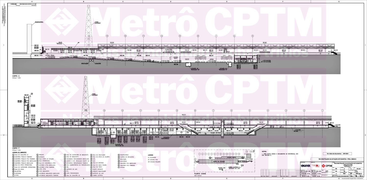 Projeto da Estação Estudantes (CPTM)