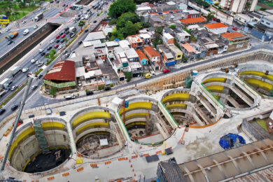 Estação Aricanduva em março de 2025