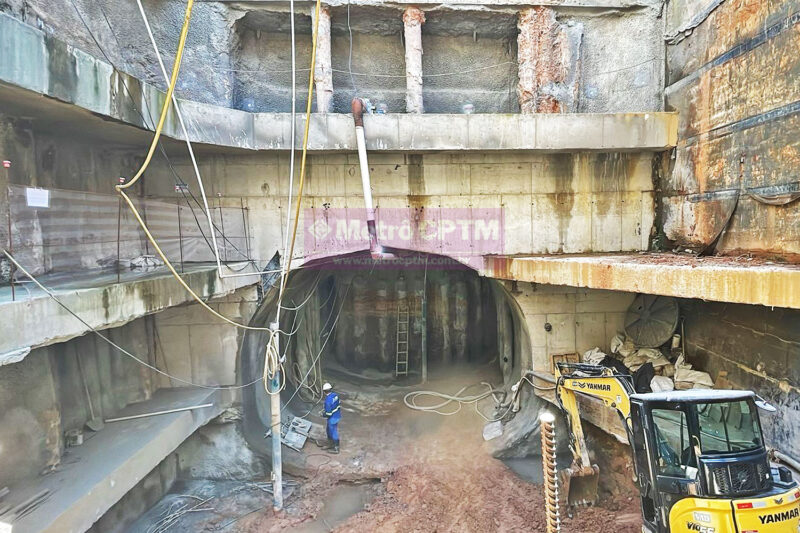 Túnel da Luz tem escavação concluída