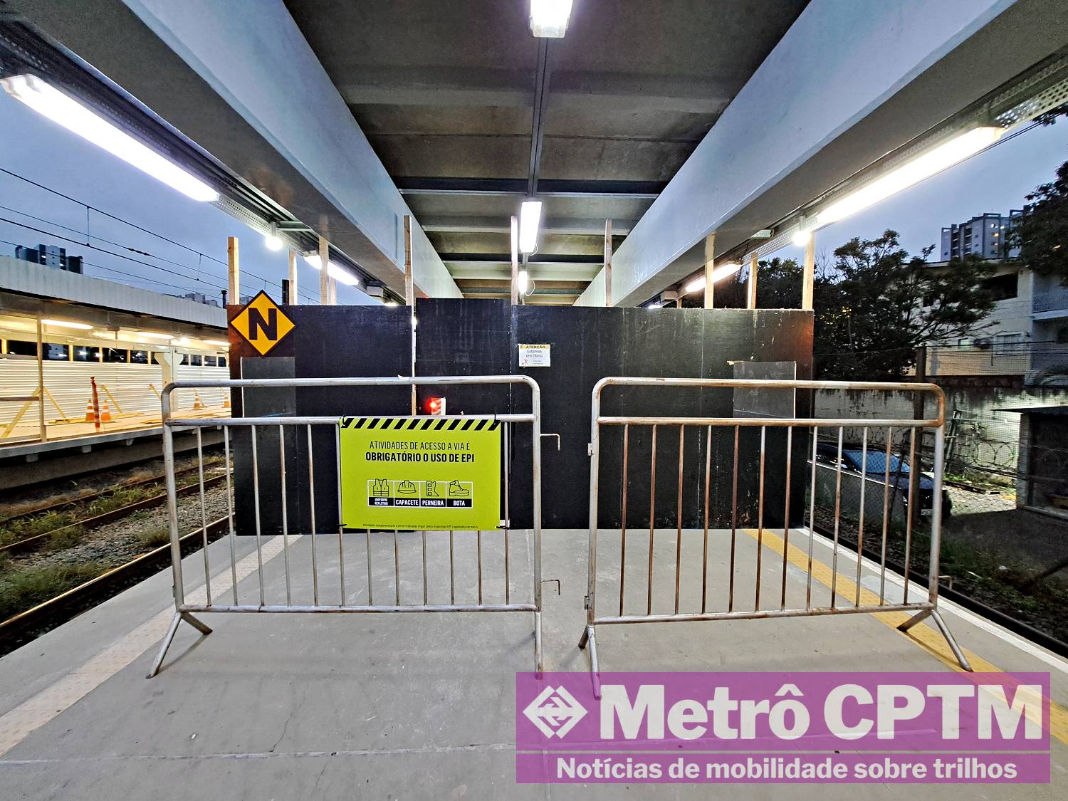 Obras na Estação Presidente Altino (Jean Carlos)