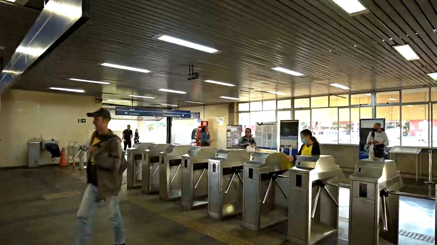 Estações do Metrô BH antes e depois (Metrô BH)