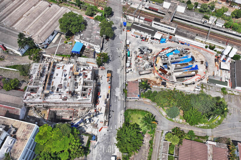 Estação Água Branca em março de 2025