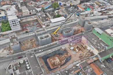 Estação Boa Esperança, da Linha 15-Prata, em abril de 2025
