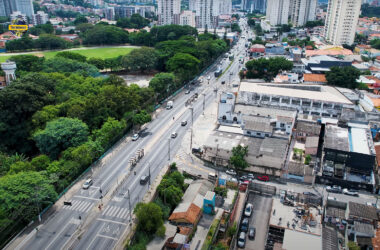 Área onde ficará a estação Chácara do Jockey