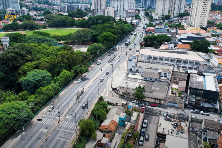 Área onde ficará a estação Chácara do Jockey
