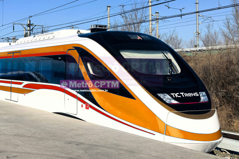CRRC deverá fornecer composições da TIC Trens