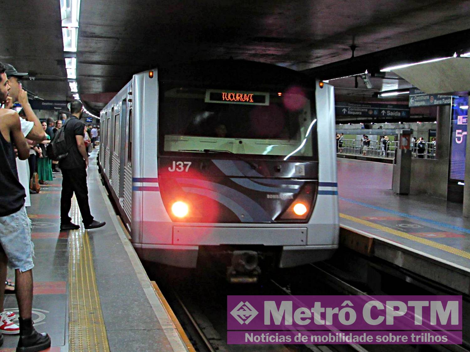 Gabarito do trem é desafio em estações curvas (Jean Carlos)
