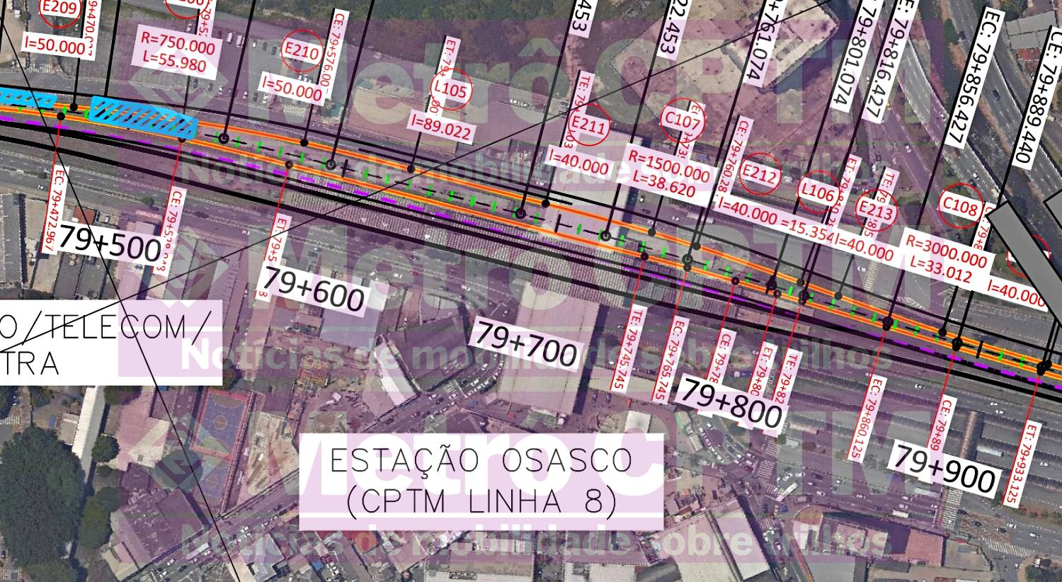 Áreas da Linha 8-Diamante serão compartilhadas (SPI)