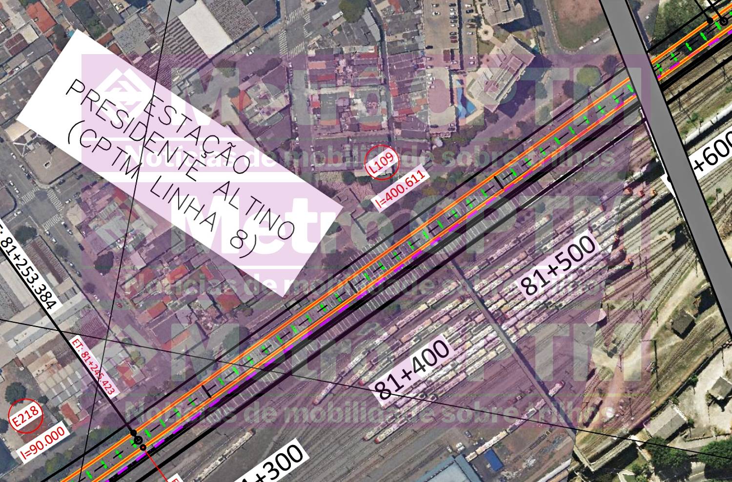 Estação Presidente Altino perderá plataforma (SPI)