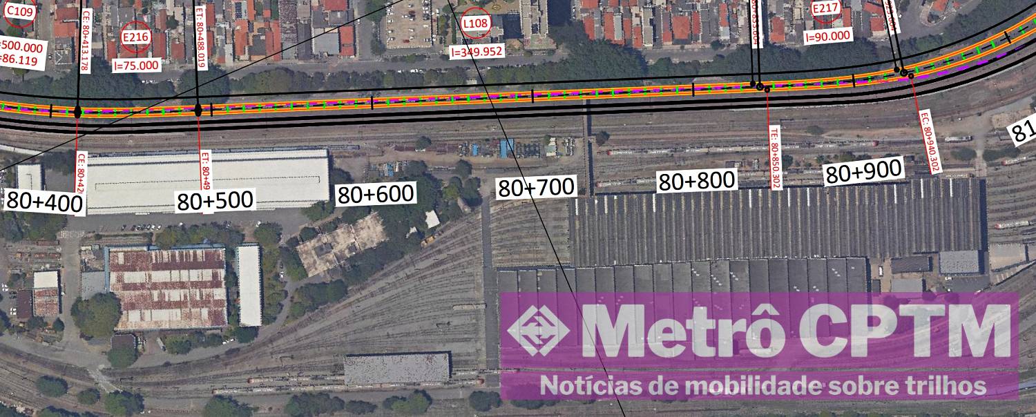 Traçado em Via Dupla em Presidente Altino (SPI)