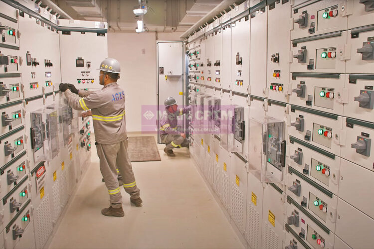 Interior de sala técnica