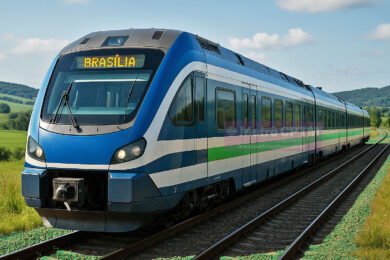 Trem regional entre Luziânia e Brasília deve ser lançado em 2026