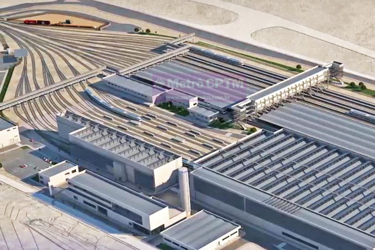 Área de manutenção faz parte da extensão da Linha 2-Verde até Guarulhos