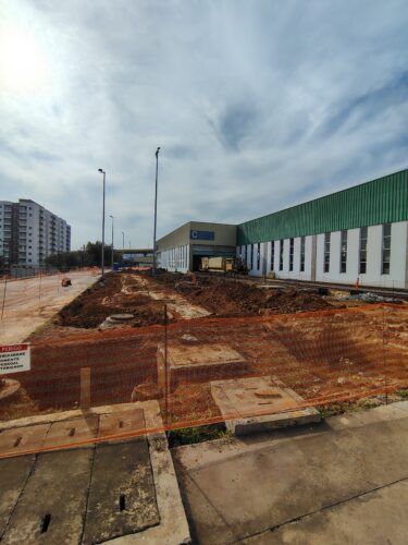 Pátio Tamanduateí do Metrô atinge 25% de obras concluídas.