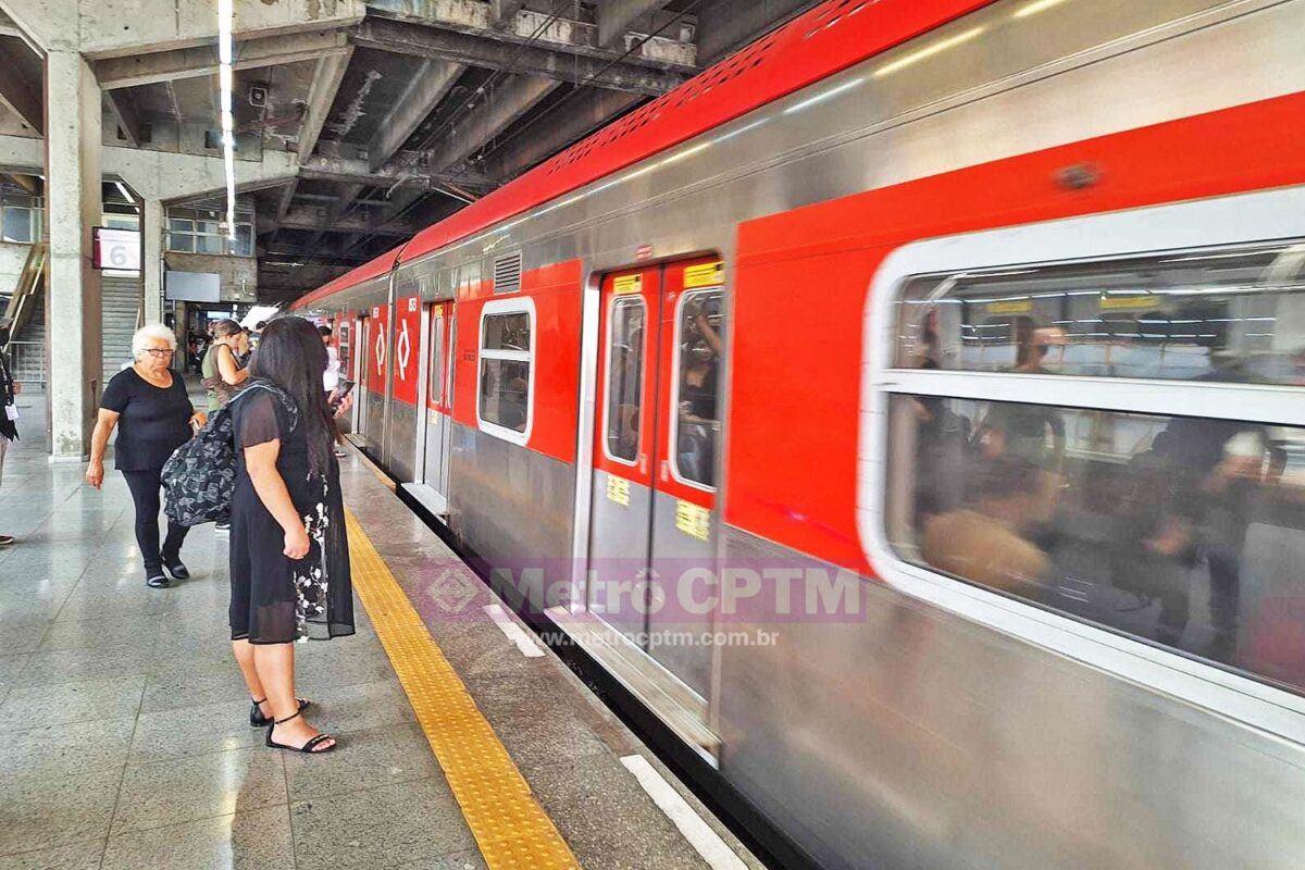 Plataforma 6 de Barra Funda, onde os trens da Linha 10-Turquesa farão parada