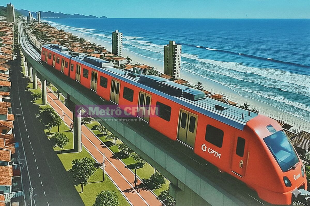Trem regional de Santos a Cajati pode chegar a Curitiba