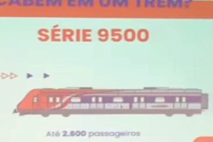 Suposta pintura dos trens da Série 9500 da TIC Trens