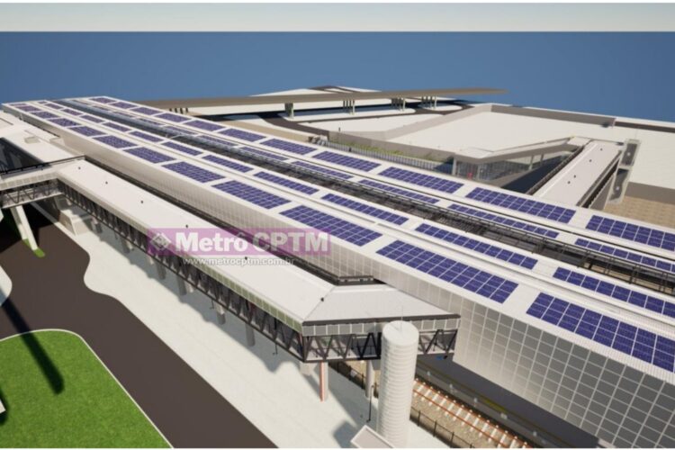 Estação também contará com paineis solares para captar energia